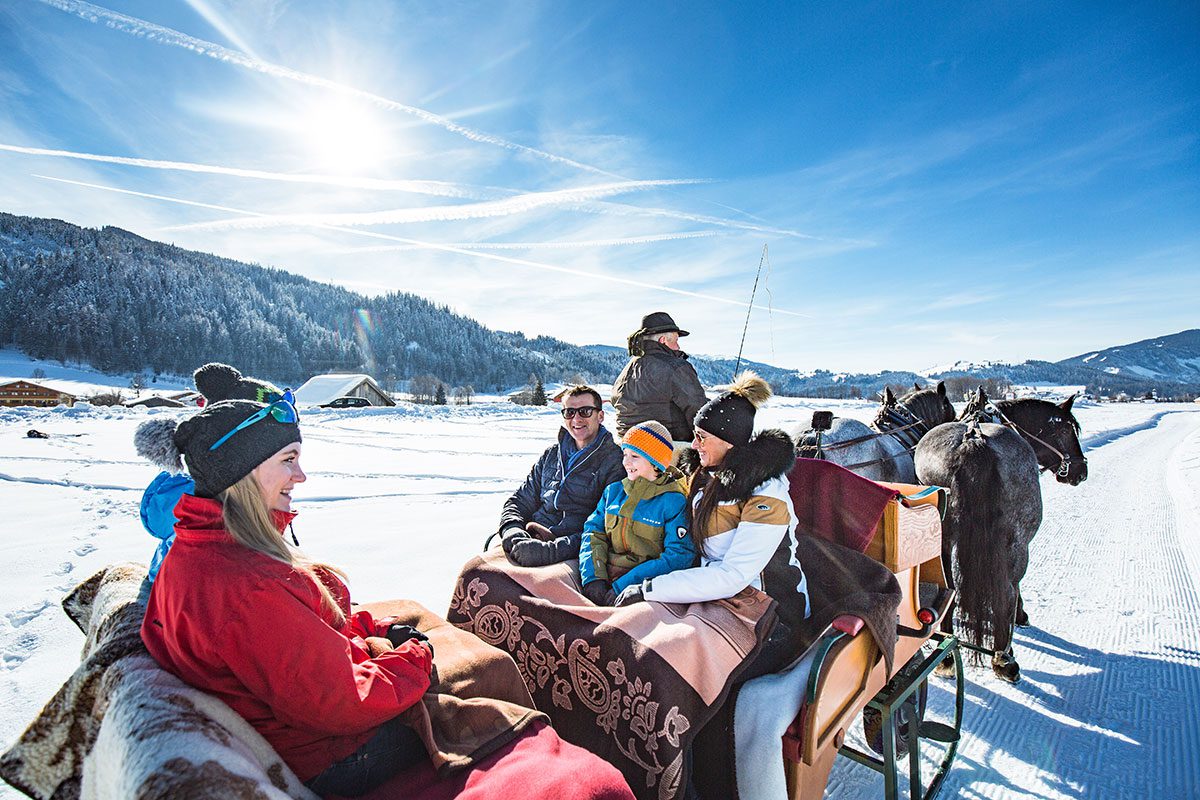 Pferdeschlitttenfahrten - Winterurlaub in Radstadt